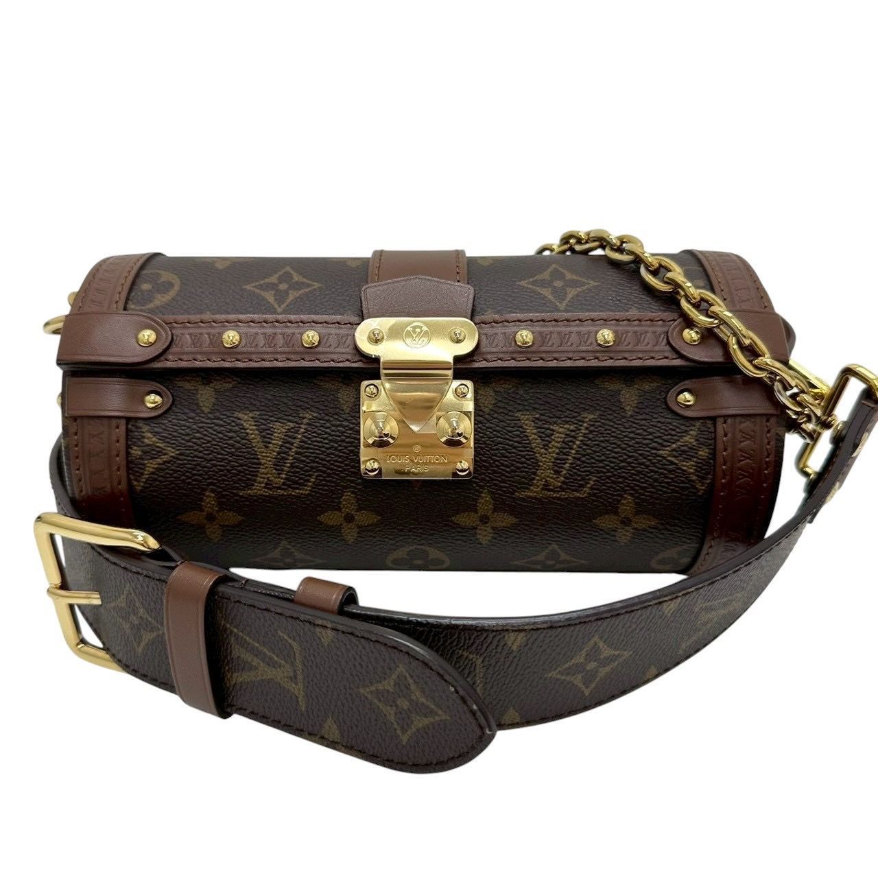 Louis Vuitton：ルイヴィトン　モノグラム ピヨントランク 2way チェーン ショルダー M57835