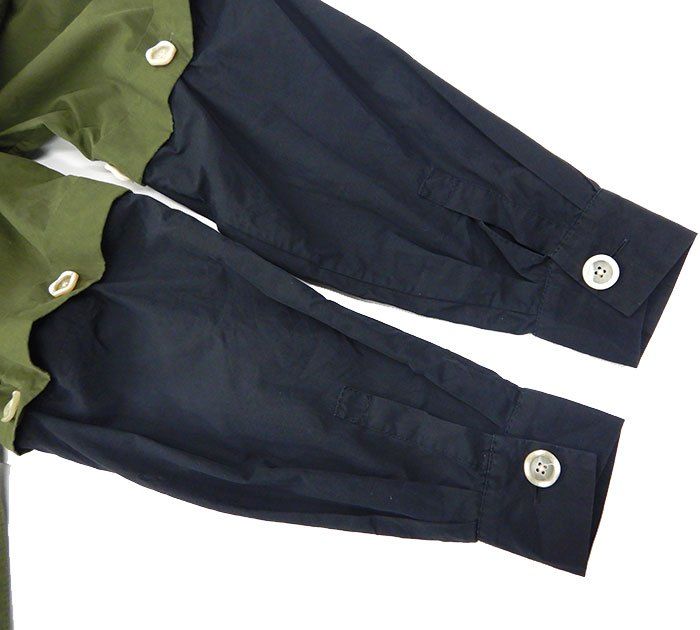 MARNI マルニ/2WAYスリーブ シャツ切替ワンピース/40 カーキ 2020SS/イタリア製/レディース/FF3930