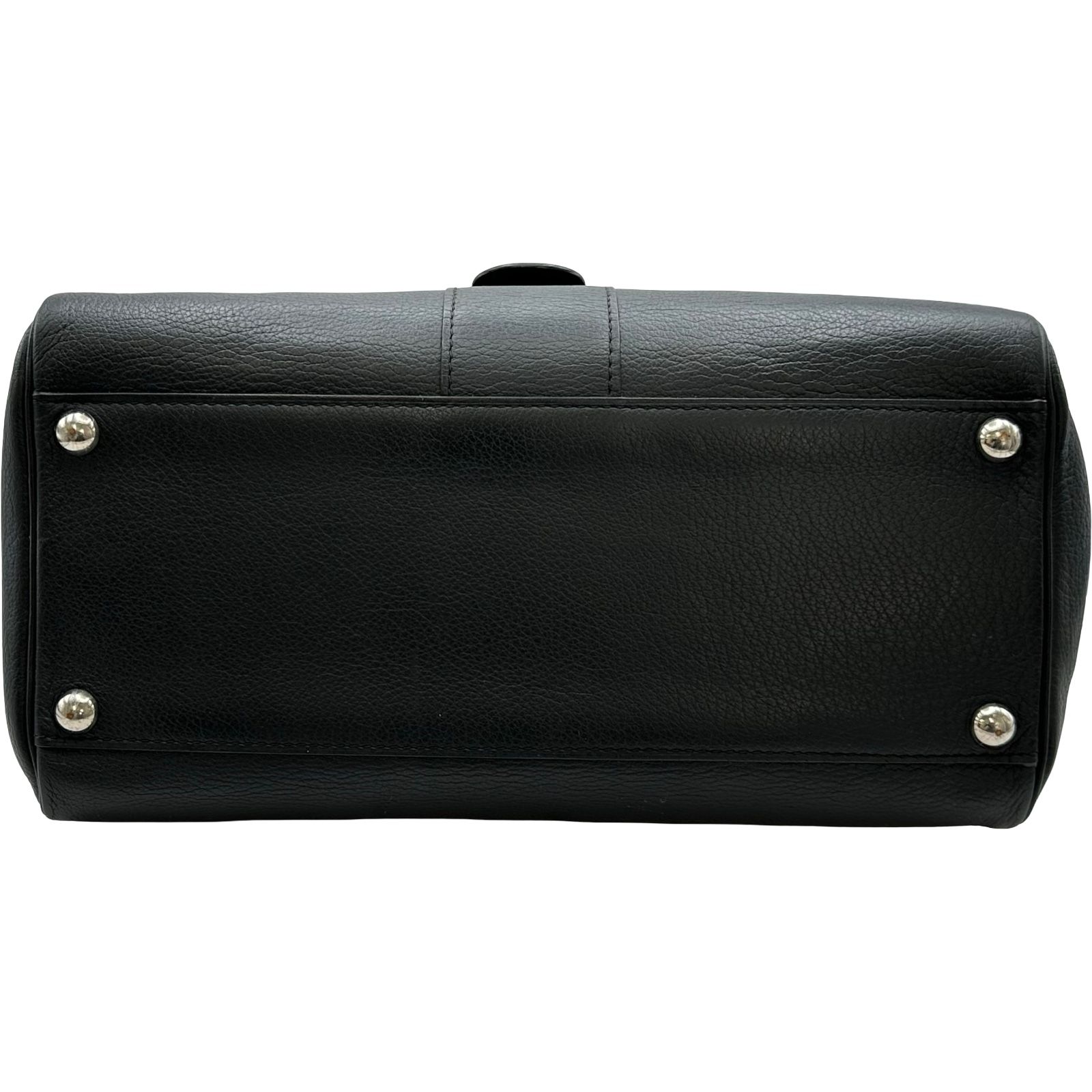 デルヴォー DELVAUX プリヨンMM ブラック レザー ユニセックス 