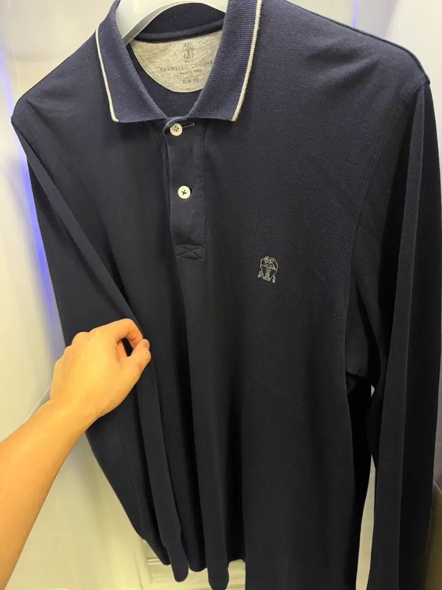ブルネロクチネリ ロングスリーブ カラーTシャツ L 61,459円