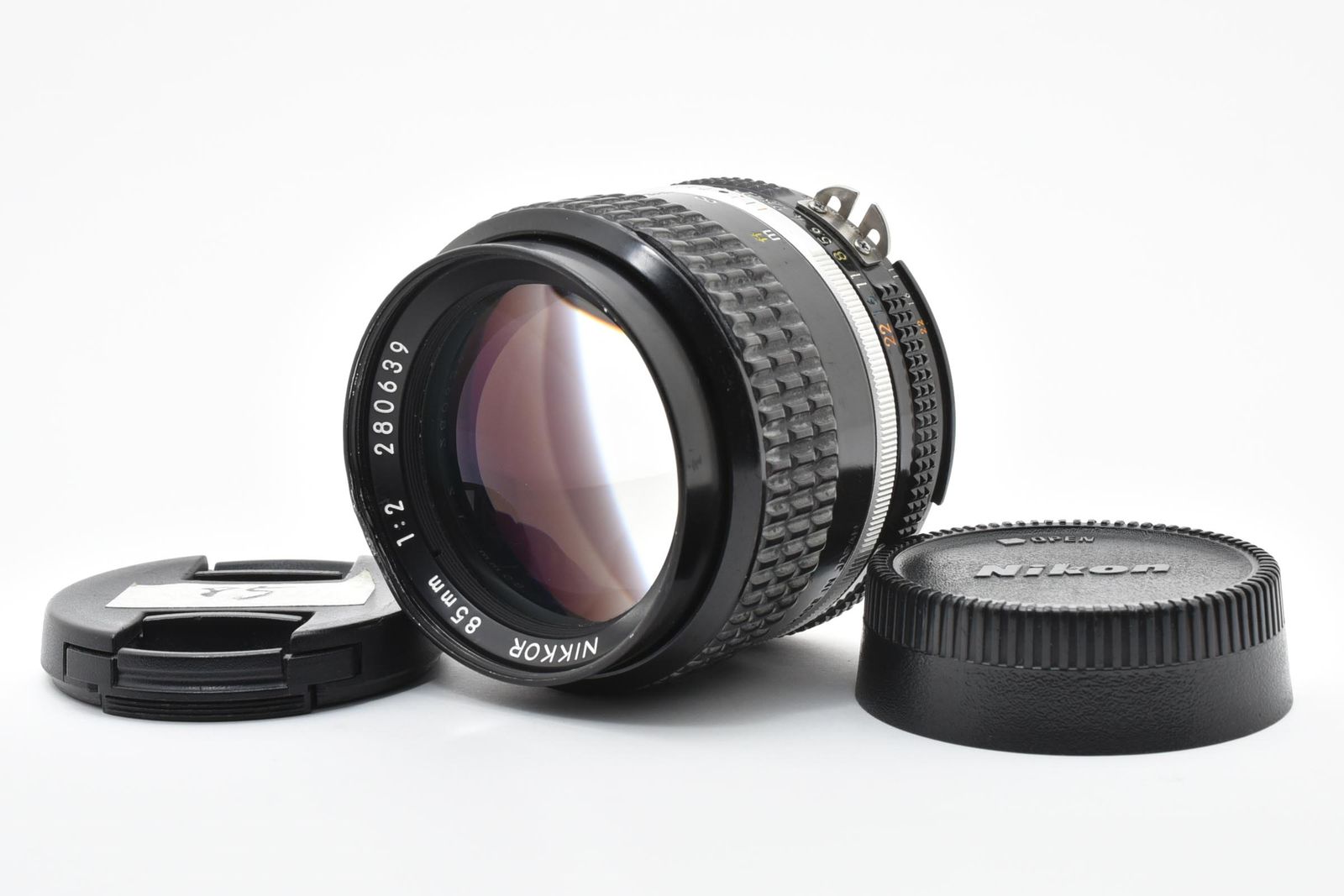 ニコン　NIKON Ai-S NIKKOR 85mm F2 【動作確認済】 #9366 F.May.1026