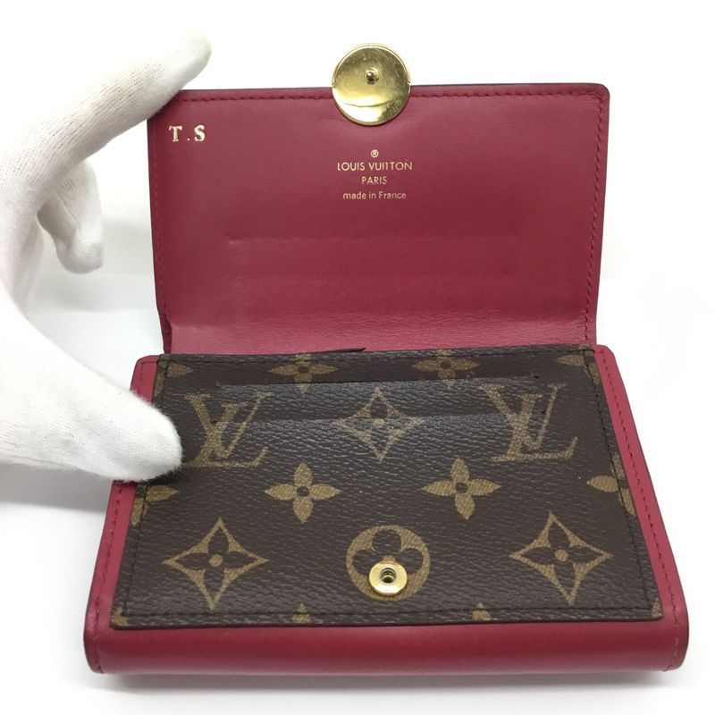 LOUIS VUITTON【ルイヴィトン】※イニシャル入り※ ポルトフォイユ フロール 二つ折り財布 コンパクトウォレット M64588 モノグラム【中古品/USED-B】質屋 かんてい局那覇店 n3101897927300455 LOUIS VUITTON【ルイヴィトン】※イニシャル入り※ ポルトフォイユ フロール 二つ折り財布 コンパクトウォレット M64588 モノグラム【中古品/USED-B】質屋 かんてい局那覇店 n3101897927300455