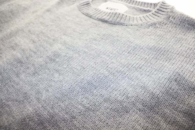 ダブルタップス WTAPS 25AW CREW NECK AFA SWEATER ALPL GREY サイズ 02 252MADT-KNM01 クルー ネック セーター ニット グレー 【ブランド古着ベクトル】【中古】■260515