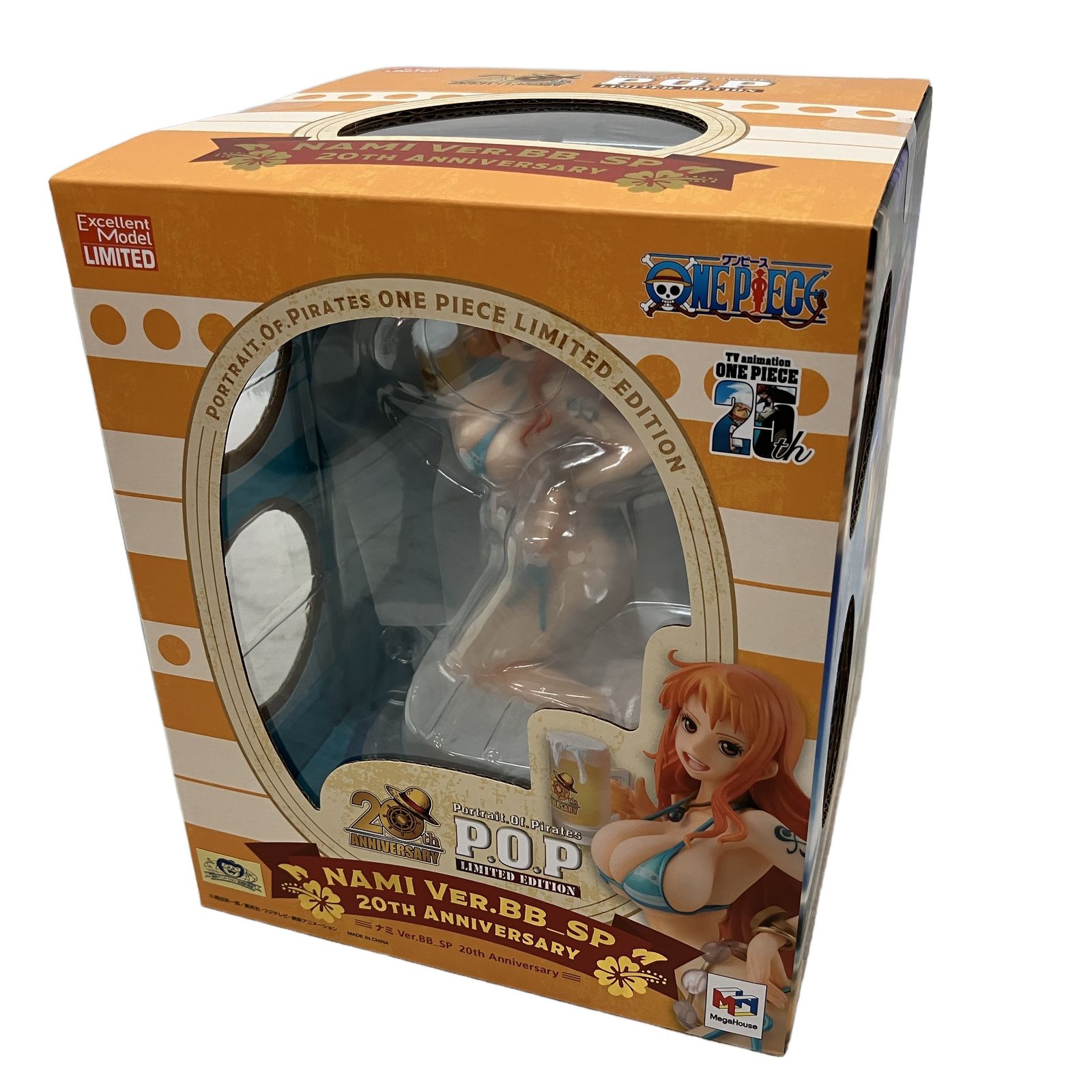 メガハウス ワンピース P.O.P LIMITED EDITION ナミ Ver.BB_SP 20th Anniversary フィギュア 未開封 未使用 C11248383