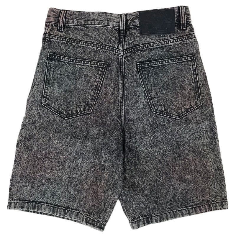 DIESEL ディーゼル 新品・アウトレット ハードストーンウォッシュ加工 デニムショートパンツ A02546-OHBAQ-02 D-MAXS-SP CALZONCINI ショートパンツ ハーフパンツ ムラペイント 黒 ブラック サイズ 28〜34 メンズ