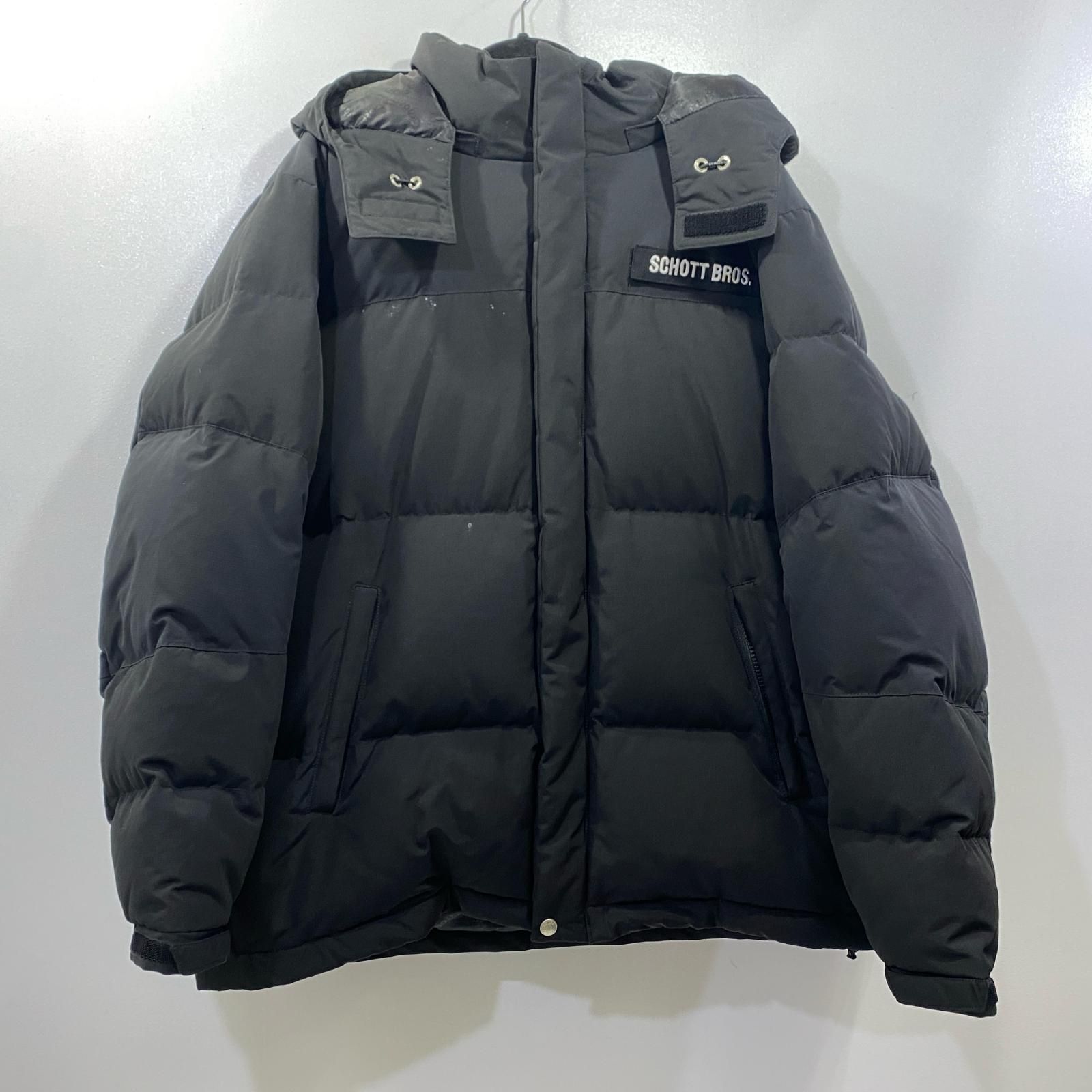 【姫路東店】 中古 schott | ショット ダウンジャケット 3122069 ブラック サイズ:XL 【093】