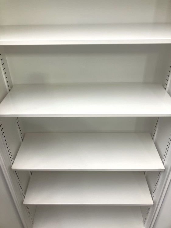 【中古品】生興 両開き書庫 ANW-36H ホワイト 【中古品】生興 両開き書庫 ANW-36H ホワイト