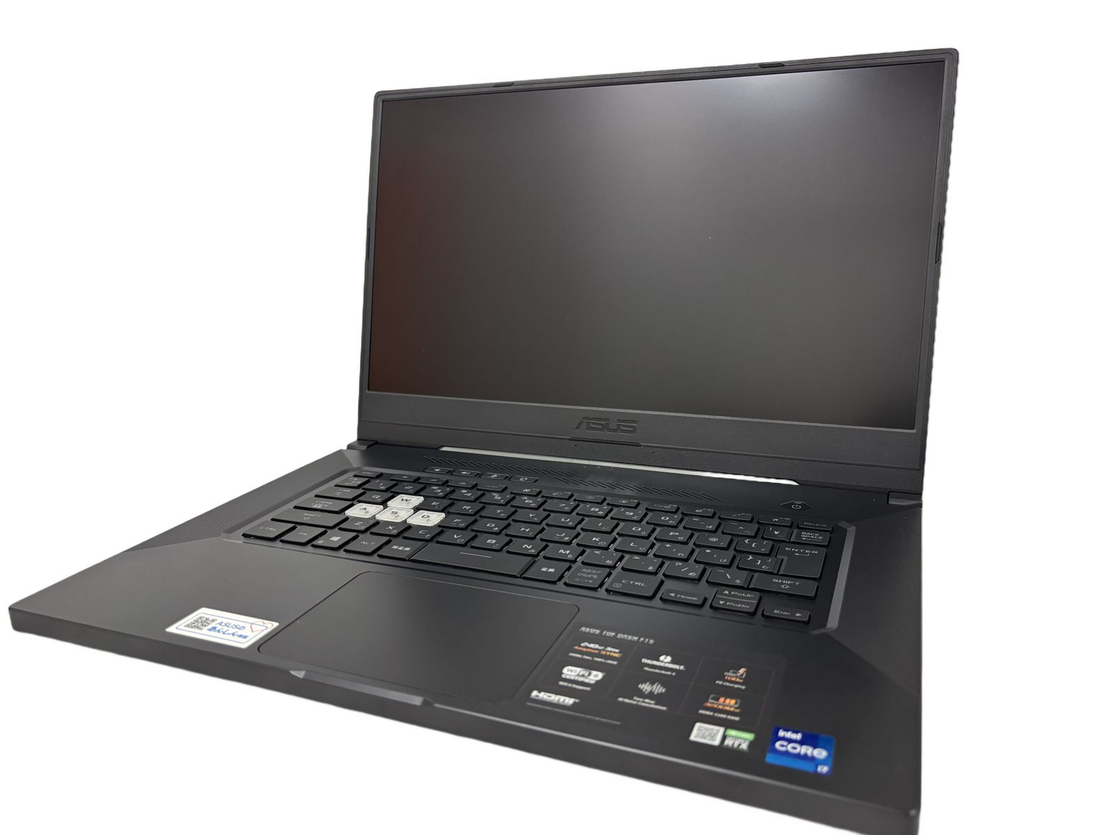 ASUS TUF Dash F15 FX516PM ゲーミング ノート パソコン i7 11370H 16GB SSD 1TB RTX3060 15.6インチ FHD 240Hz Win11 中古 T11235773