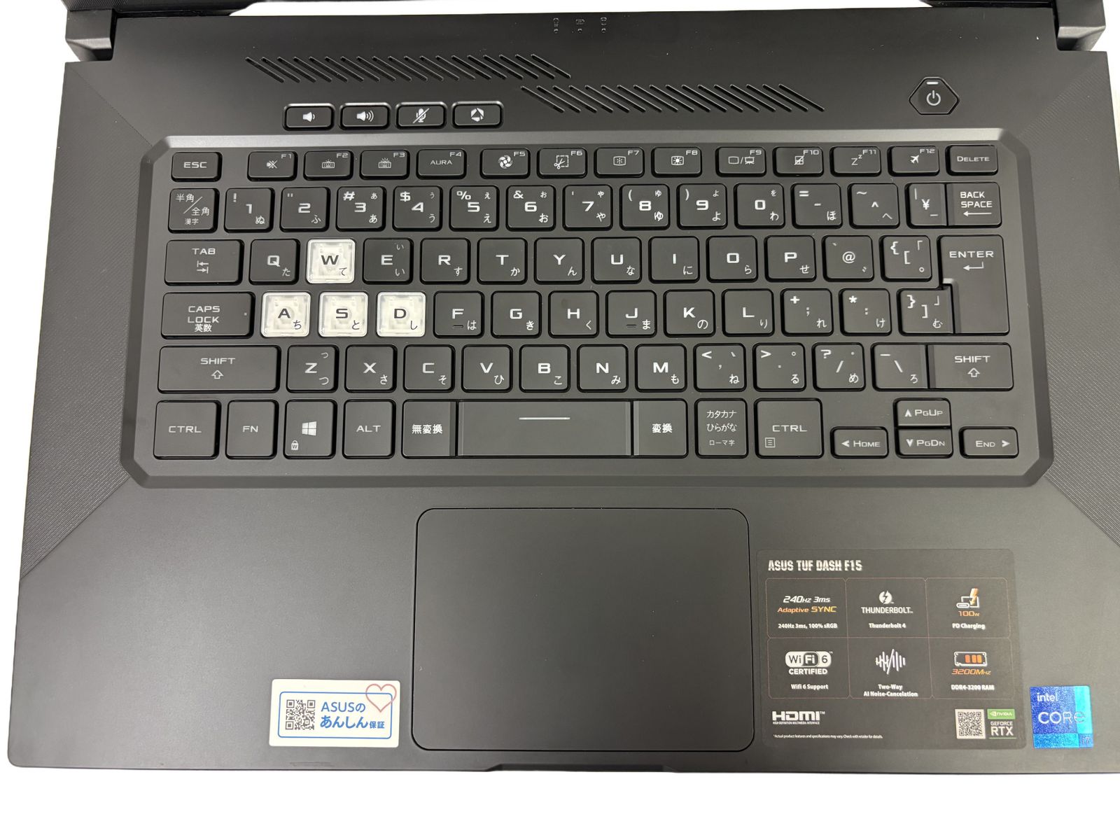 ASUS TUF Dash F15 FX516PM ゲーミング ノート パソコン i7 11370H 16GB SSD 1TB RTX3060 15.6インチ FHD 240Hz Win11 中古 T11235773 ASUS TUF Dash F15 FX516PM ゲーミング ノート パソコン i7 11370H 16GB SSD 1TB RTX3060 15.6インチ FHD 240Hz Win11 中古 T11235773