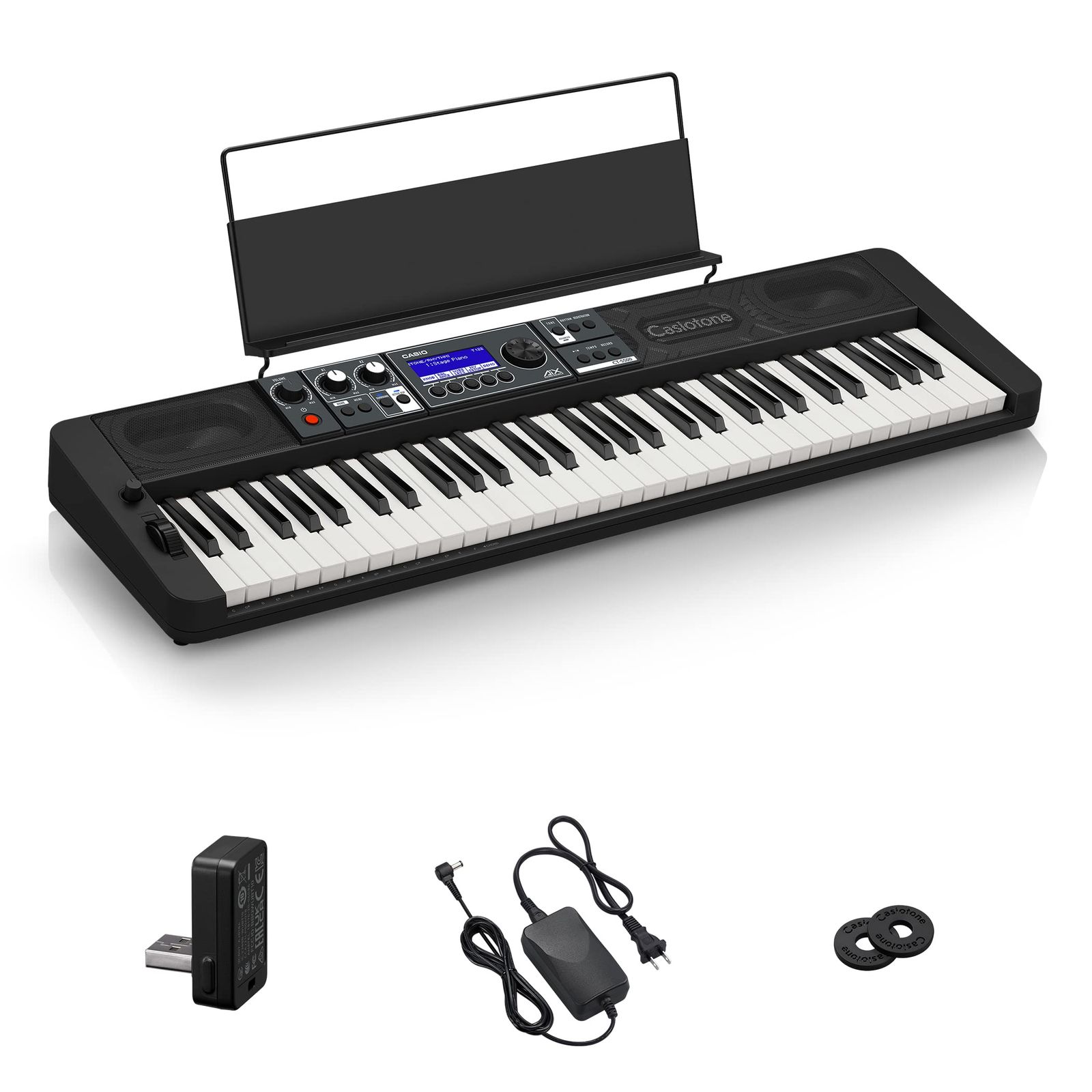 カシオ (CASIO) 電子キーボード Casiotone CT-S500 (ブラック) タッチレスポンス付き 61鍵 標準鍵盤kk 18dfadcb カシオ (CASIO) 電子キーボード Casiotone CT-S500 (ブラック) タッチレスポンス付き 61鍵 標準鍵盤kk 18dfadcb