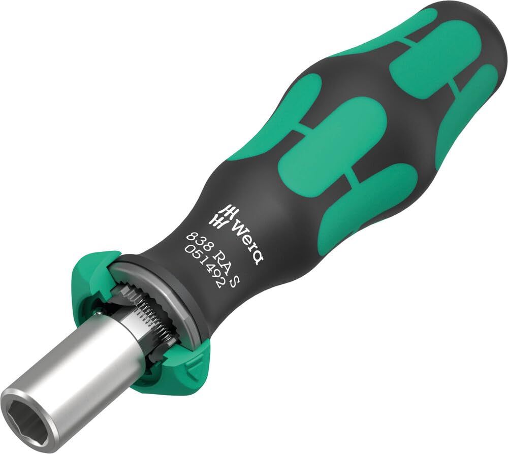 Wera(ヴェラ) 05051492001 | 838 RA S ラチェット機能付きビットホルダー, 6.35ミリ 【日本正規輸入品】kk 97e57109