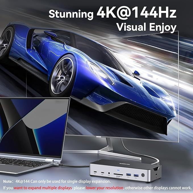USB Cドッキングステーション 3 モニター ラップトップ MOKIN ドックデュアル モニター 2 HDMI DisplayPort 4K144Hz,USB A 2.0/3.0,USB C 3.1 10Gbps&30W 出力,イーサネット 96b3585f USB Cドッキングステーション 3 モニター ラップトップ MOKIN ドックデュアル モニター 2 HDMI DisplayPort 4K144Hz,USB A 2.0/3.0,USB C 3.1 10Gbps&30W 出力,イーサネット 96b3585f