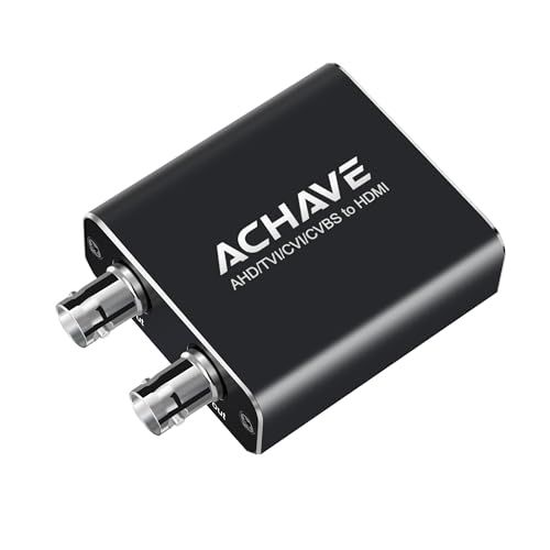 ACHAVE AHD/TVI/CVI/CVBS - HDMIコンバーター、BNCからHDMIアダプター、ブラックメタル、720P/1080P解像度、3MP/4MP/5MP/8MPのマルチフォーマットビデオサポート、ループ出力、セキュリティ監視 39c33fcb ACHAVE AHD/TVI/CVI/CVBS - HDMIコンバーター、BNCからHDMIアダプター、ブラックメタル、720P/1080P解像度、3MP/4MP/5MP/8MPのマルチフォーマットビデオサポート、ループ出力、セキュリティ監視 39c33fcb