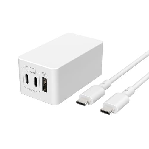 NTTドコモ ドコモ純正 3ポートACアダプタ02M USBケーブル CtoC 1.0m 付属 最大65W 急速充電 3台同時充電 折りたたみプラグ 異常検知機能kk cdaeba5a