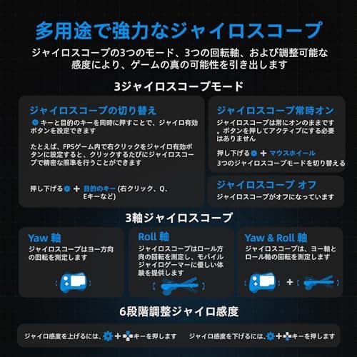 GTP01 Pro 2.4G 無線ゲームタッチパッド、ジャイロスコープ付き、キーボードとマウス機能、コントローラーパッド形状、PS5、PS4、Xbox X|S、Xbox One、PC Steam Windows 11 10対応、FPS、ARP 40a9376f GTP01 Pro 2.4G 無線ゲームタッチパッド、ジャイロスコープ付き、キーボードとマウス機能、コントローラーパッド形状、PS5、PS4、Xbox X|S、Xbox One、PC Steam Windows 11 10対応、FPS、ARP 40a9376f