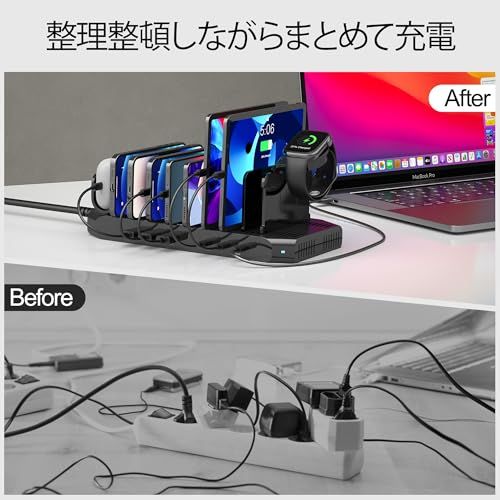Unitek 2025 USB PD充電ステーション 6ポート PD30W*2+USB-C*1 卓上充電スタンド 96W PSE認証済 6台同時 1.5A/2.4A/3A スマートIC搭載 複数台対応 Android/iPhone/iPad/ d4079bcd Unitek 2025 USB PD充電ステーション 6ポート PD30W*2+USB-C*1 卓上充電スタンド 96W PSE認証済 6台同時 1.5A/2.4A/3A スマートIC搭載 複数台対応 Android/iPhone/iPad/ d4079bcd