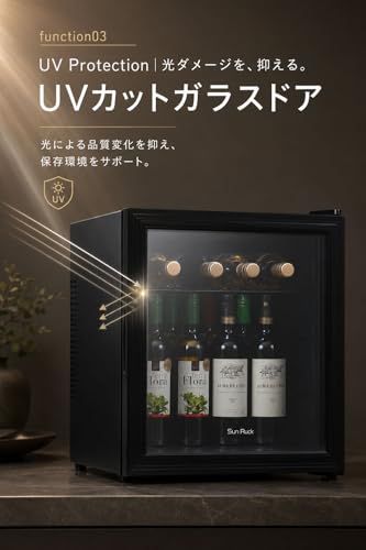 SunRuck ワインセラー 小型 縦置き 16本収納 ペルチェ ガラス 8?18℃ 家庭用 冷蔵庫 SR-W416-K ブラックkk 9da9de1a SunRuck ワインセラー 小型 縦置き 16本収納 ペルチェ ガラス 8?18℃ 家庭用 冷蔵庫 SR-W416-K ブラックkk 9da9de1a