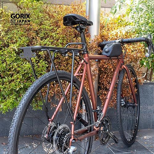 GORIX(ゴリックス) リアキャリア 自転車 後付け 荷台ラック 軽量 耐久性あり アルミ クロスバイク グラベル MTB 荷物ラック 自転車リアキャリア 簡単取付け((GRR977-2)kk 0e2c0145 GORIX(ゴリックス) リアキャリア 自転車 後付け 荷台ラック 軽量 耐久性あり アルミ クロスバイク グラベル MTB 荷物ラック 自転車リアキャリア 簡単取付け((GRR977-2)kk 0e2c0145