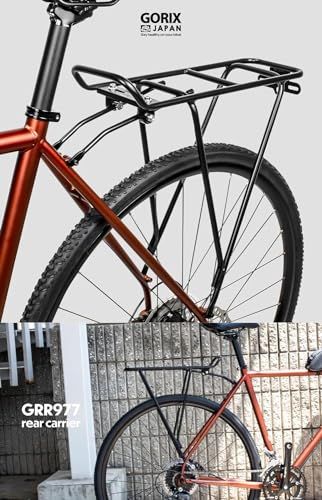 GORIX(ゴリックス) リアキャリア 自転車 後付け 荷台ラック 軽量 耐久性あり アルミ クロスバイク グラベル MTB 荷物ラック 自転車リアキャリア 簡単取付け((GRR977-2)kk 0e2c0145 GORIX(ゴリックス) リアキャリア 自転車 後付け 荷台ラック 軽量 耐久性あり アルミ クロスバイク グラベル MTB 荷物ラック 自転車リアキャリア 簡単取付け((GRR977-2)kk 0e2c0145
