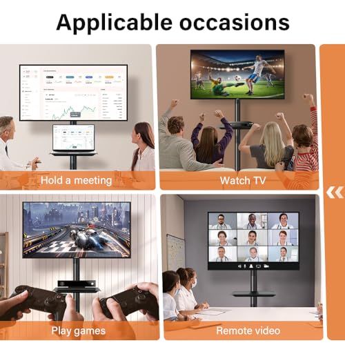 KKTONER モバイルテレビカート テレビスタンド キャスター付き 23~65インチ LCD LED対応 高さ調節可能 棚板付き 最大VESA 400x400mm 移動可能 テレビトロリー 耐荷重40kgkk 388d4edf KKTONER モバイルテレビカート テレビスタンド キャスター付き 23~65インチ LCD LED対応 高さ調節可能 棚板付き 最大VESA 400x400mm 移動可能 テレビトロリー 耐荷重40kgkk 388d4edf