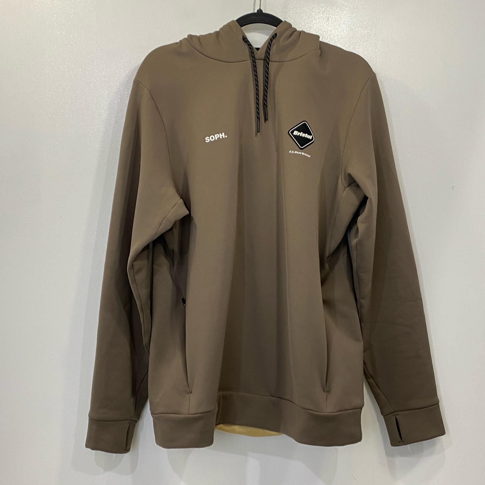 【姫路東店】 中古 FCRB | エフシーアールビー パーカー STRETCH FLEECE HOODIE FCRB-252031 プルオーバーパーカー 2025A/W ブラウン サイズ:L 【103】