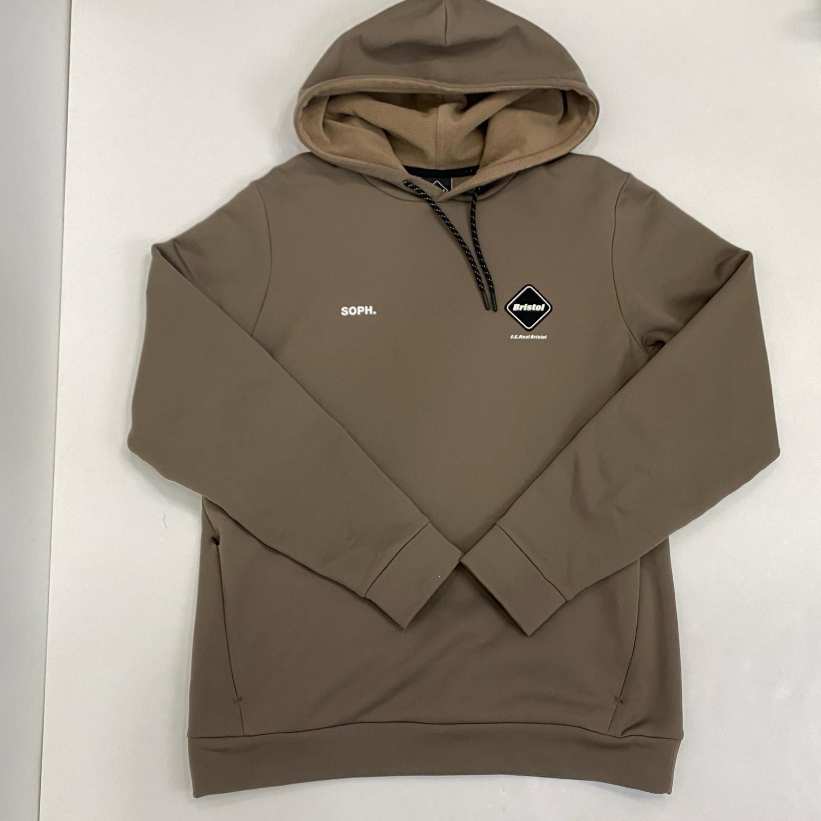 【姫路東店】 中古 FCRB | エフシーアールビー パーカー STRETCH FLEECE HOODIE FCRB-252031 プルオーバーパーカー 2025A/W ブラウン サイズ：L 【103】