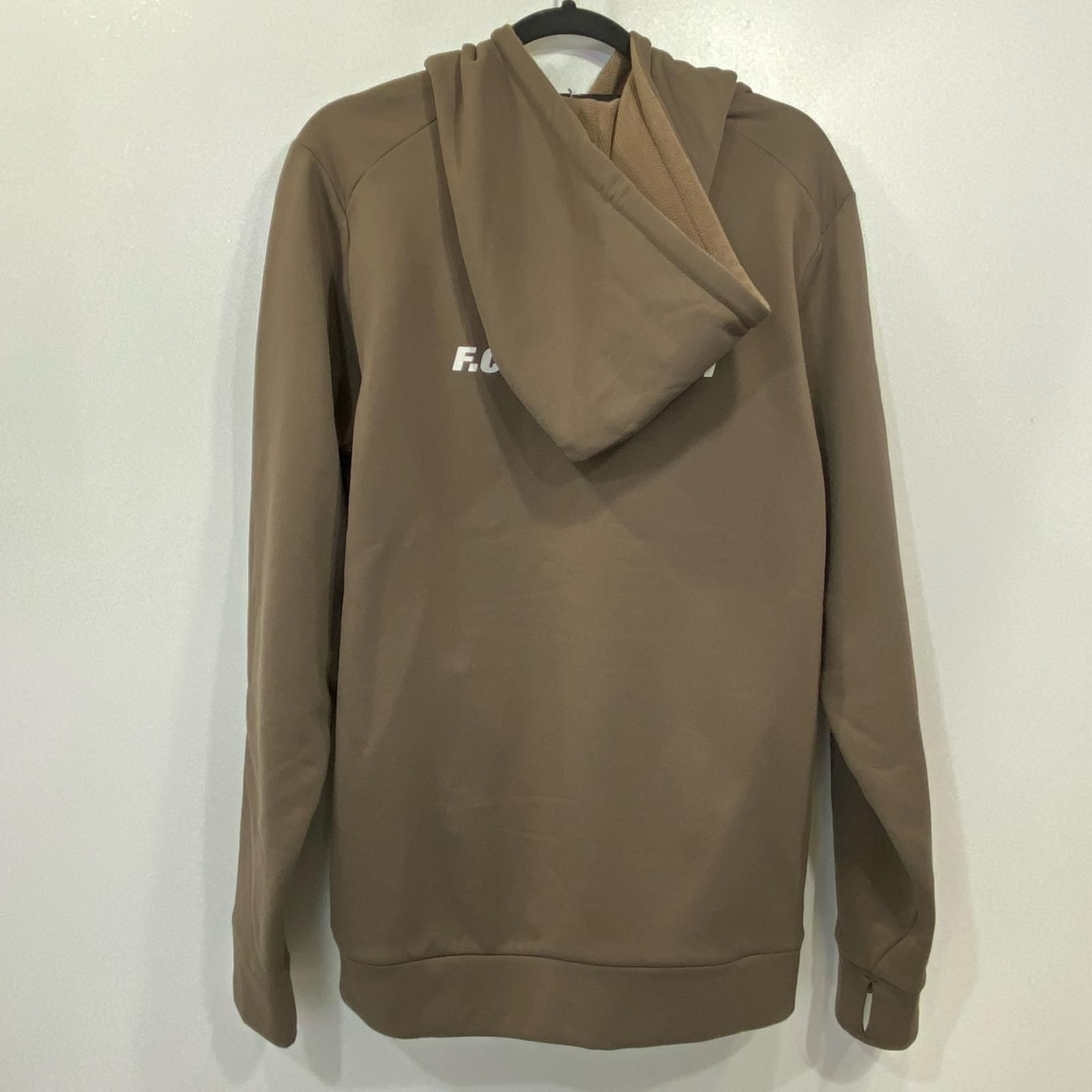 【姫路東店】 中古 FCRB | エフシーアールビー パーカー STRETCH FLEECE HOODIE FCRB-252031 プルオーバーパーカー 2025A/W ブラウン サイズ：L 【103】