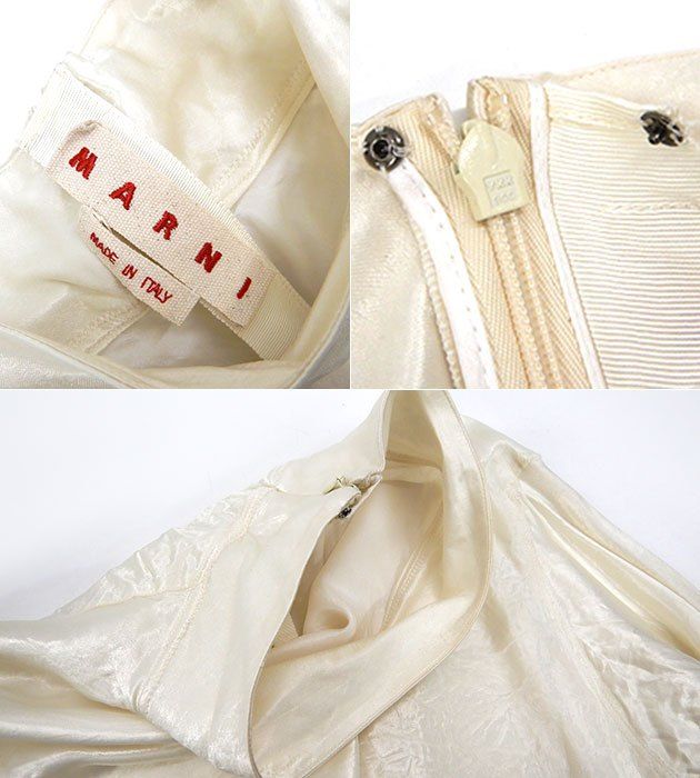 MARNI マルニ/ハイネック ドレス ワンピース/40 イタリア製/キュプラ 裏地シルク/レディース/FF3929 MARNI マルニ/ハイネック ドレス ワンピース/40 イタリア製/キュプラ 裏地シルク/レディース/FF3929