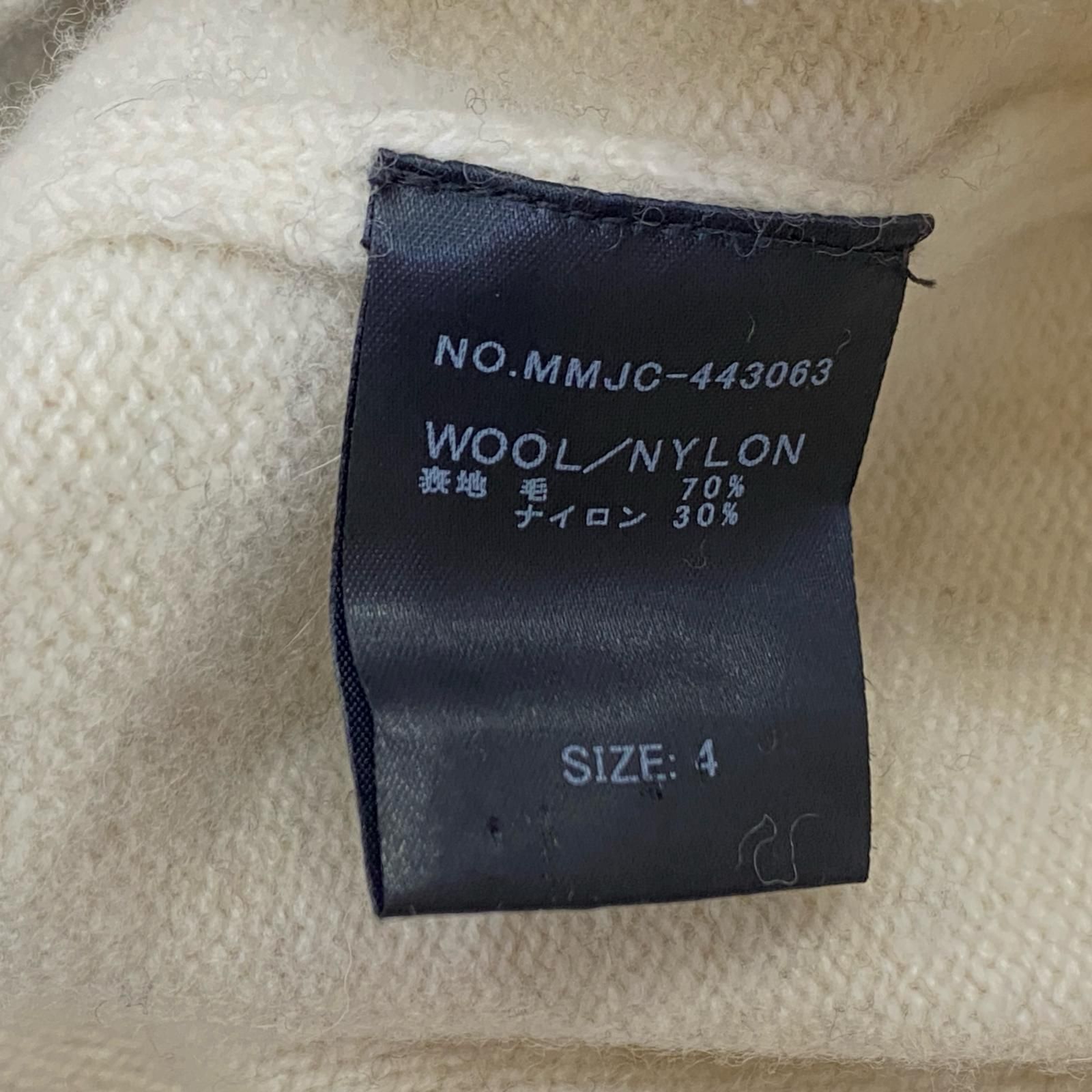 【姫路東店】 中古 MUTA MARINE | ムータマリン セーター BORDER WAVE MMJC-443063 ホワイト サイズ：4 【102】