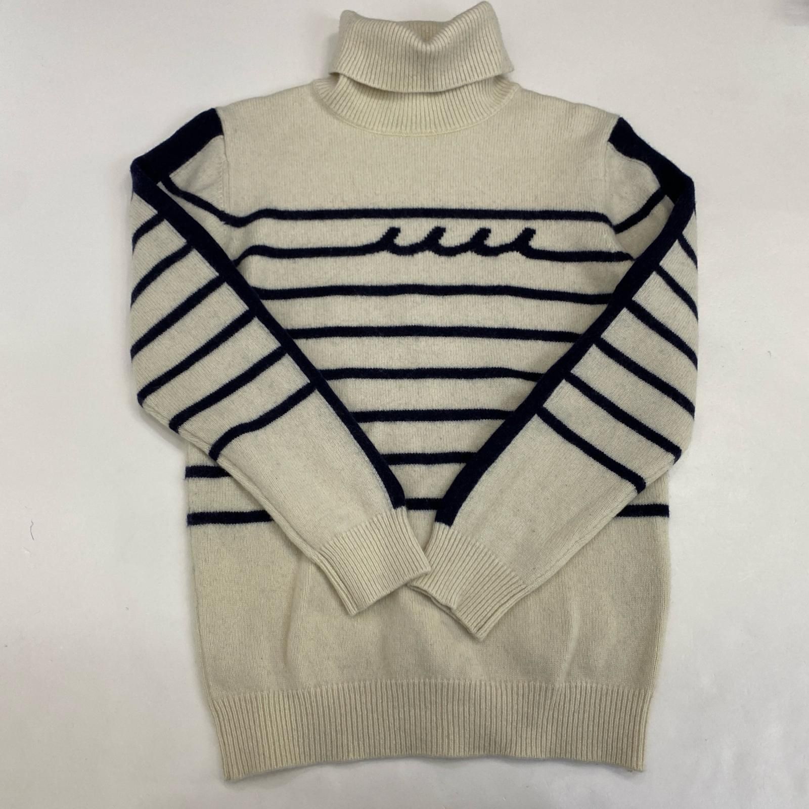 【姫路東店】 中古 MUTA MARINE | ムータマリン セーター BORDER WAVE MMJC-443063 ホワイト サイズ：4 【102】