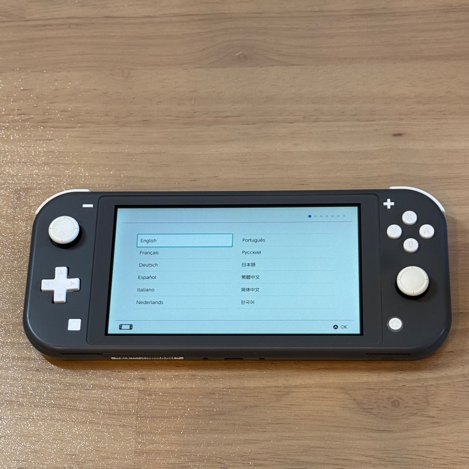 5-040 Switch LITE グレー 完動品