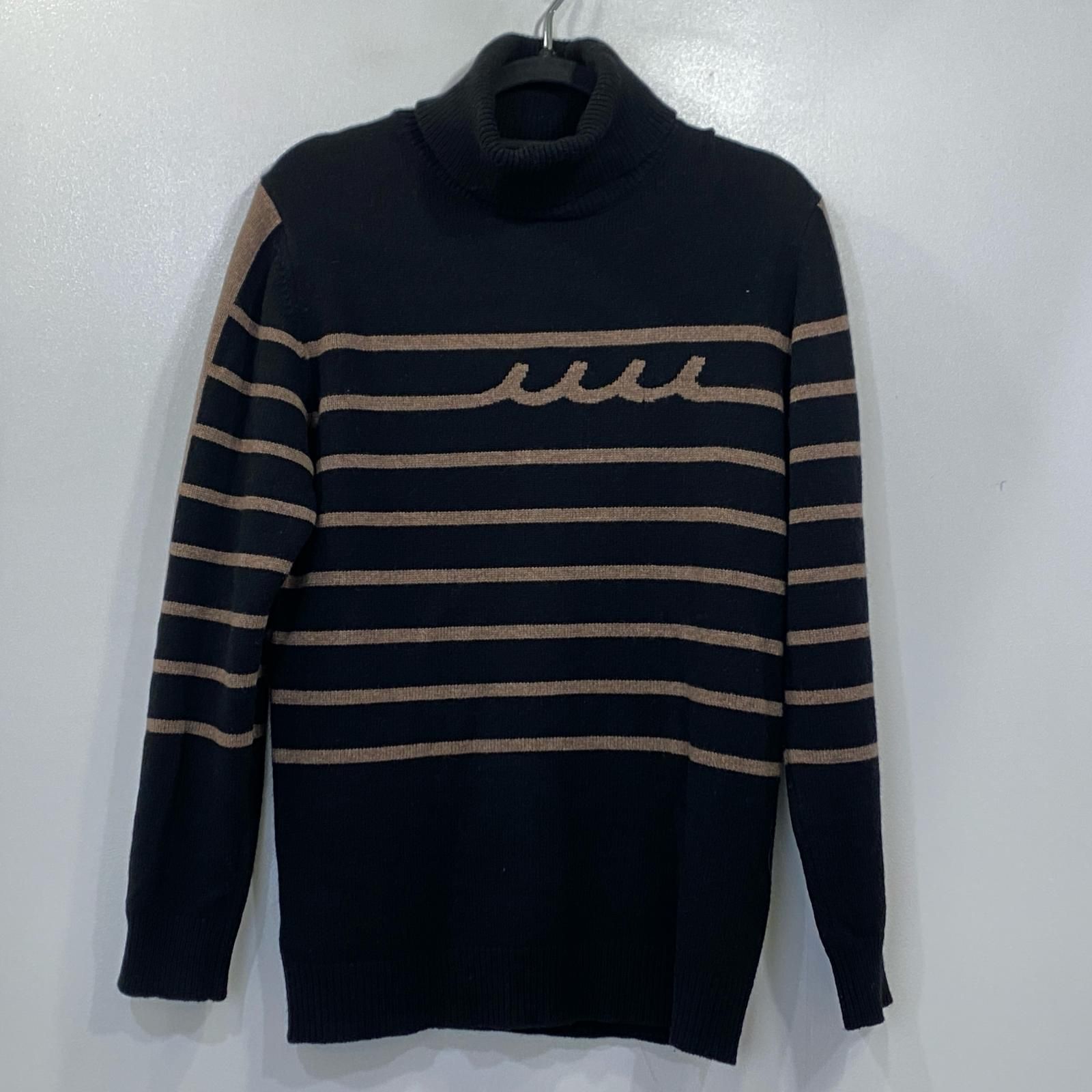【姫路東店】 中古 MUTA MARINE | ムータマリン セーター BORDER WAVE MMJC-443063 ブラック サイズ：4 【102】