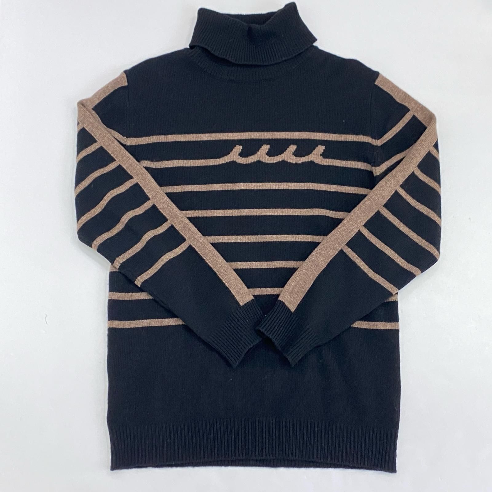 【姫路東店】 中古 MUTA MARINE | ムータマリン セーター BORDER WAVE MMJC-443063 ブラック サイズ:4 【102】 【姫路東店】 中古 MUTA MARINE | ムータマリン セーター BORDER WAVE MMJC-443063 ブラック サイズ:4 【102】