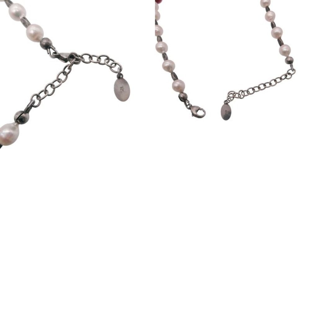 UR JEWELRY ユーアールジュエリー フラワー ロゴ 花 パール ネックレス 