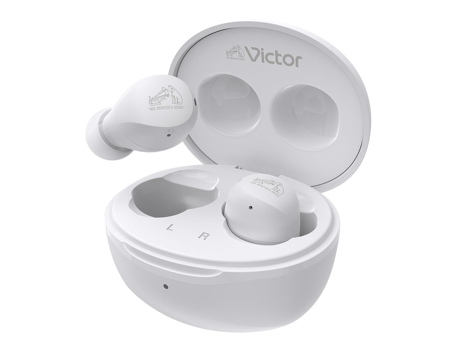 JVCケンウッド Victor HA-A6T-W ワイヤレスイヤホン Bluetooth Ver.5.4 合計23時間再生 マイク付き 小型 軽量 防水 ホワイト HA-A6T送料無料 3b666e83