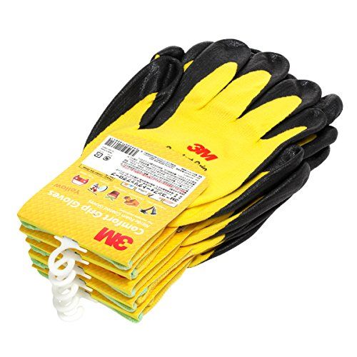 3M スリーエム 作業用手袋 コンフォートグリップグローブ イエロー Mサイズ 5双パック GLOVE-YEL-M-5P送料無料 c44f9c22
