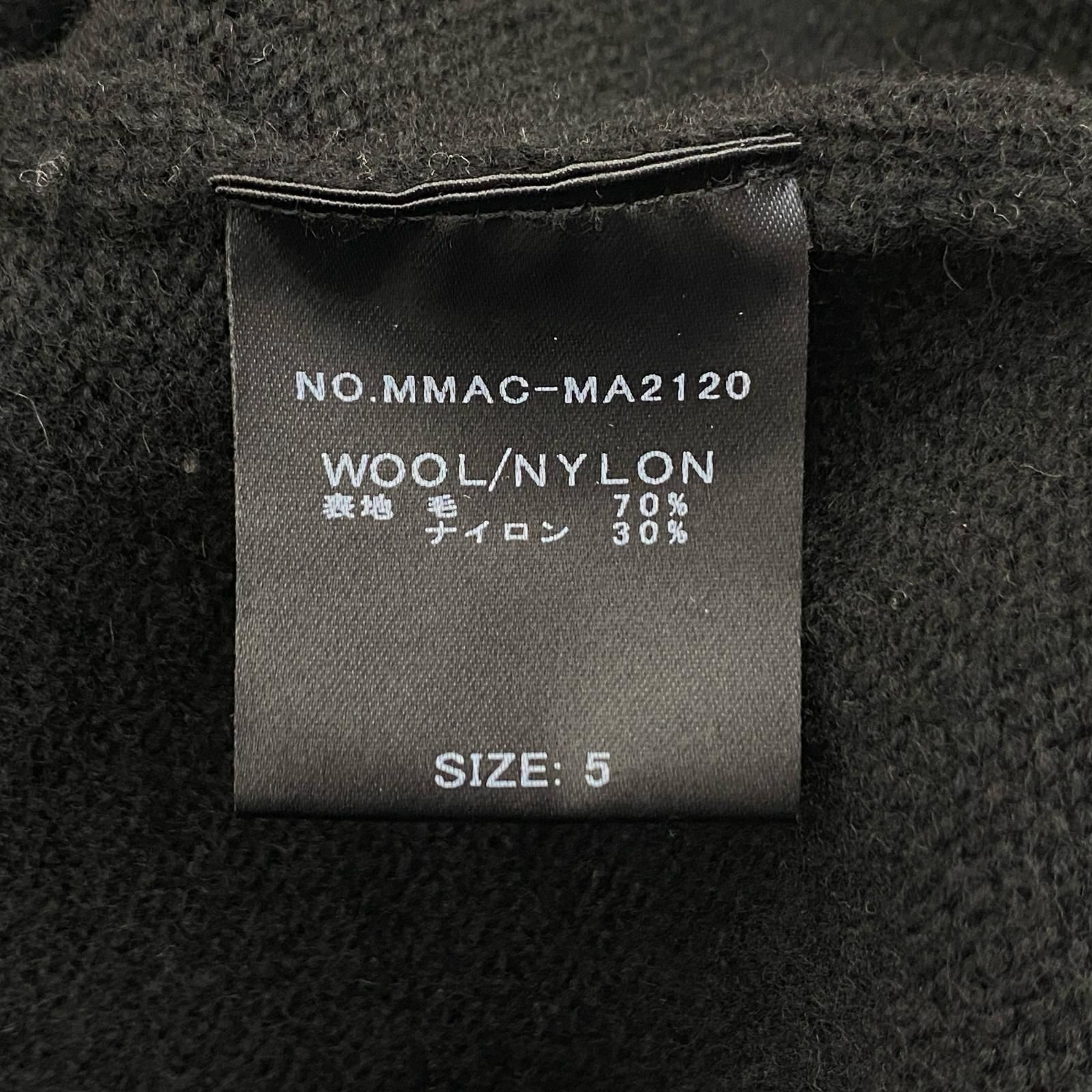 【姫路東店】 中古 MUTA MARINE | ムータマリン ×ACANTHUS セーター Logo Shawl Collar Sweater MMAC-MA2120 ブラック サイズ：5 【102】
