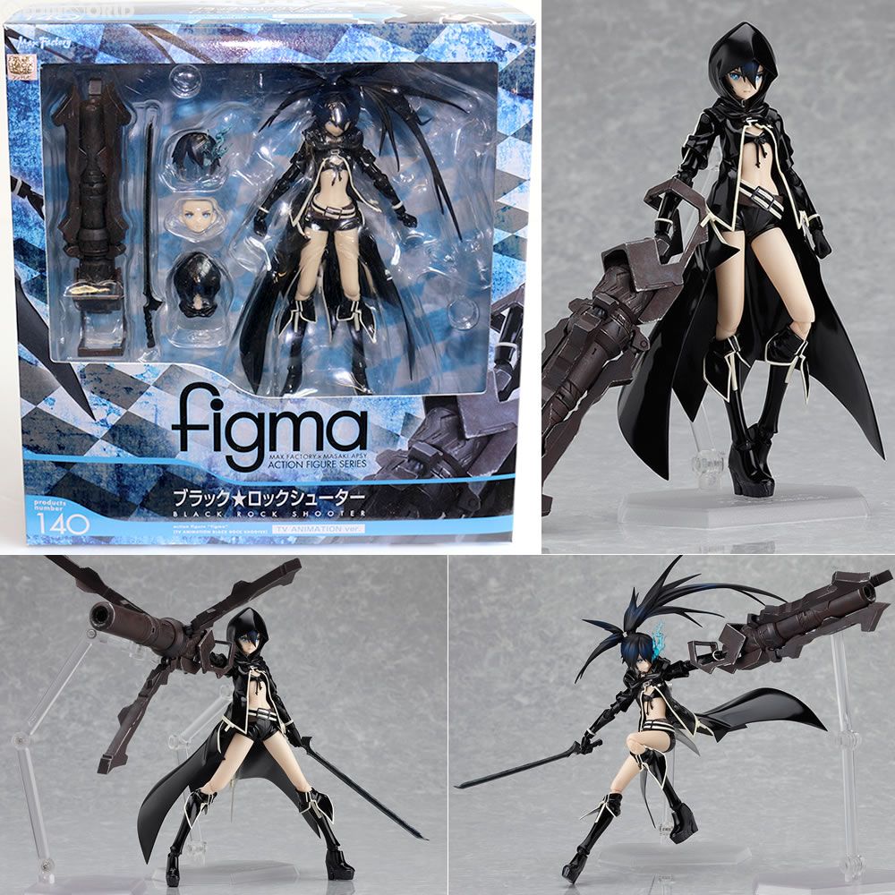 figma ブラック★ロックシューター 140【新品・美品】 figma(フィグマ) 140 ブラック☆ロックシューター TV ANIMATION ver