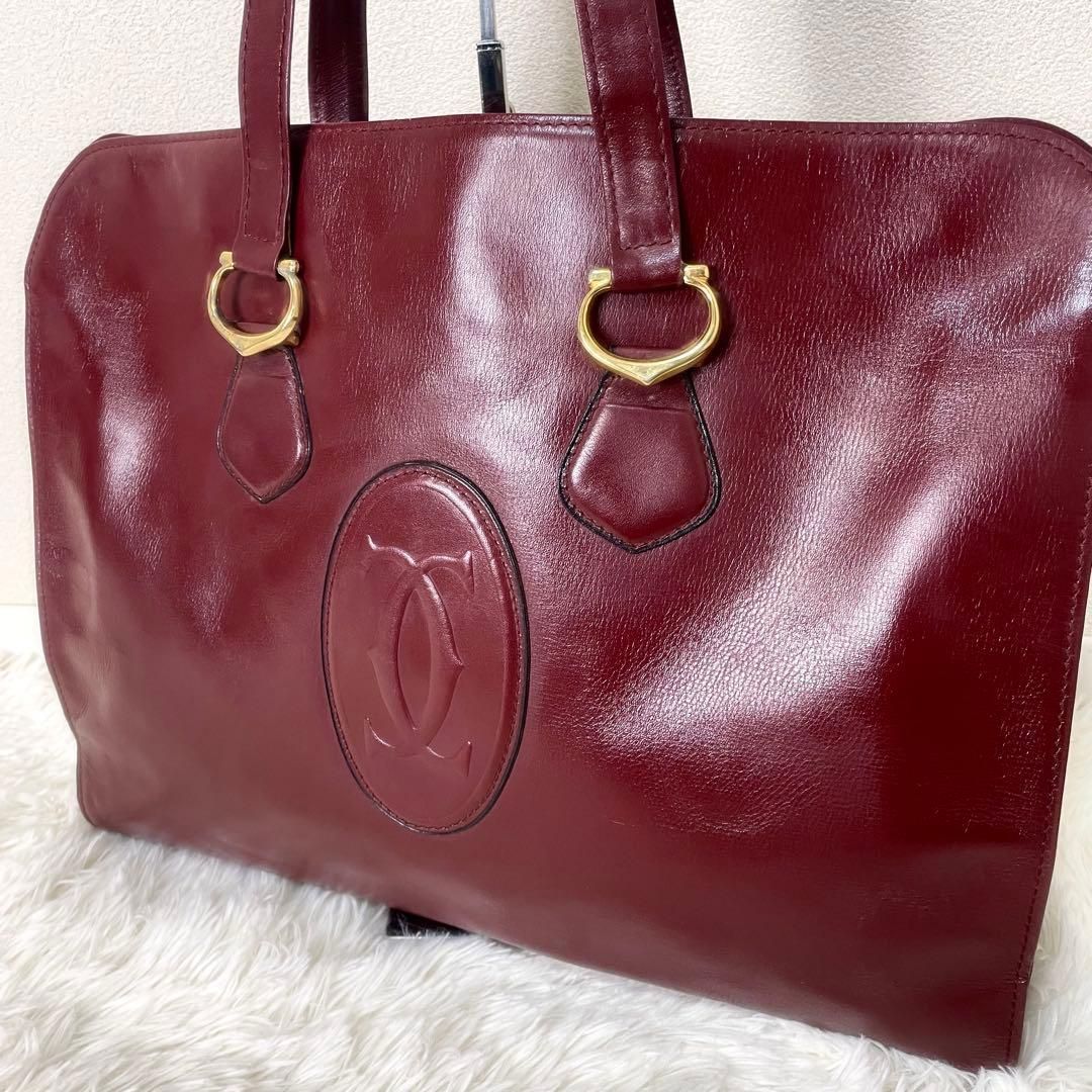 カルティエCartier マストライン　トートバッグ　ワンショルダー　手提げ