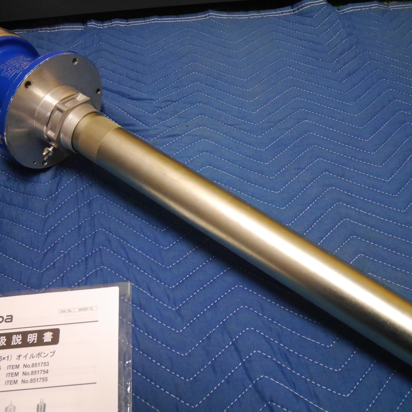 [送料無料] 未使用☆ヤマダ 110型 オイル ポンプ DR-110A5 No.851754 MODEL 110 PUMP RAITO 5×1 単筒型 200Lドラム缶用 ドラムタイプ YAMADA☆