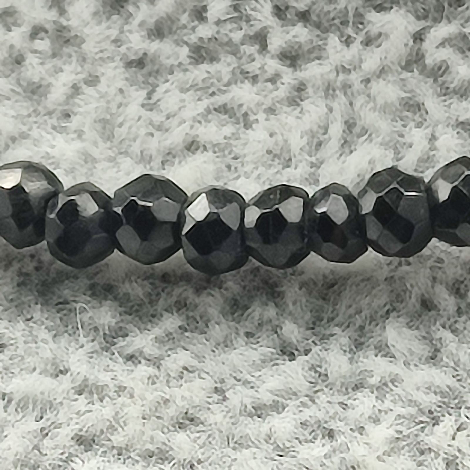 美品】ヴェルヴェットラウンジ ブラックスピネルネックレス SILVER 