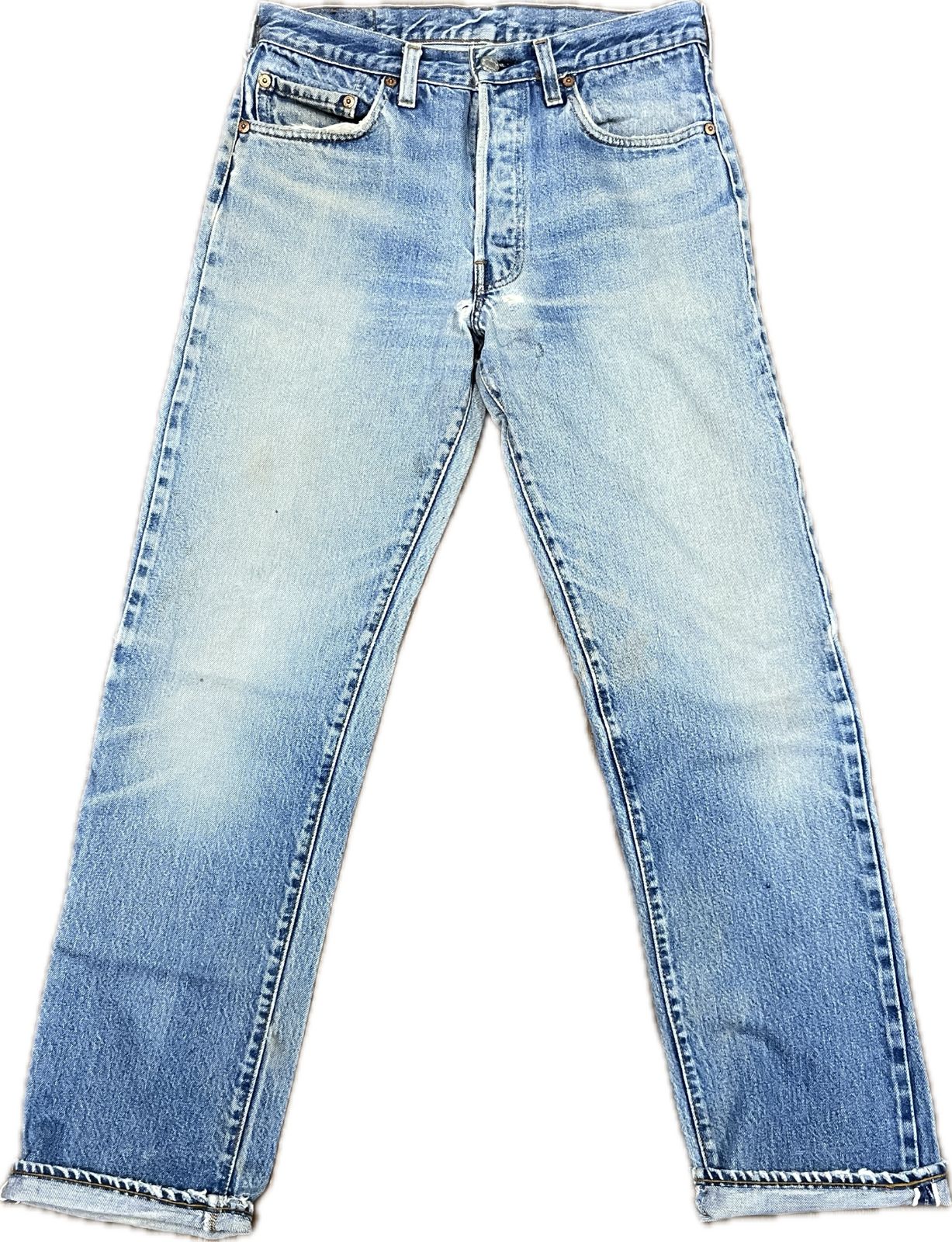 80s Levi’s 501 REDLINE “ICE BLUE” Made in USA