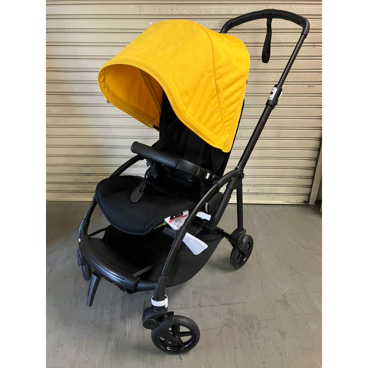 バガブービー６ レモンイエロー ベビーカー bugaboo bee6 ブラックフレーム バギー ストローラー