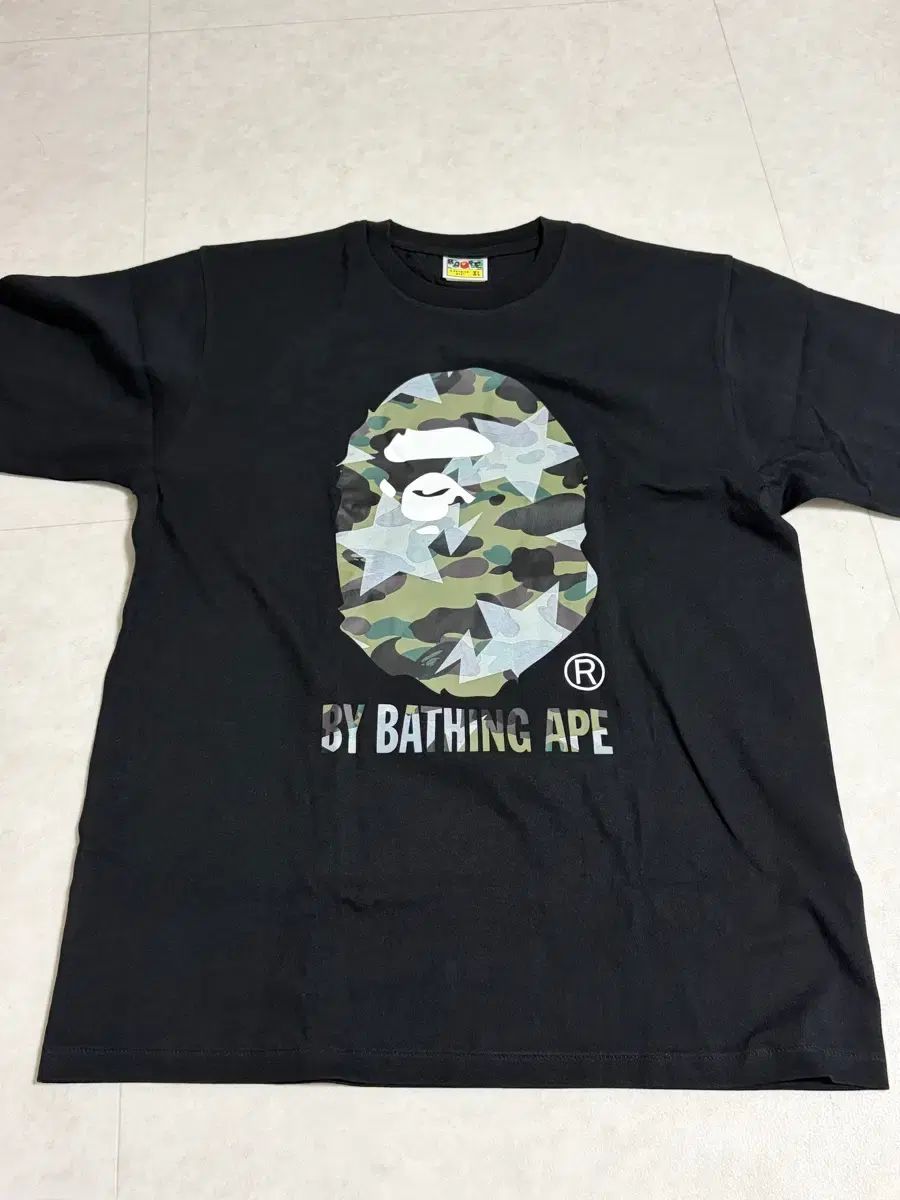 A BATHING APE アベイシングエイプ カモフラ 半袖Tシャツ XL