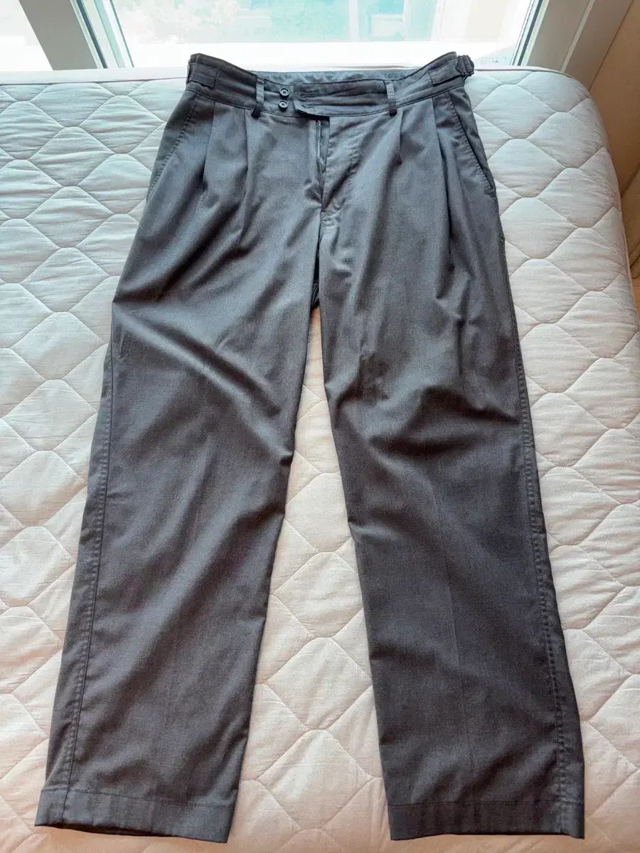 ANOTHER OFFICE アナザーオフィス サンティアゴ スラックス グレー(Heather gray) 2サイズ