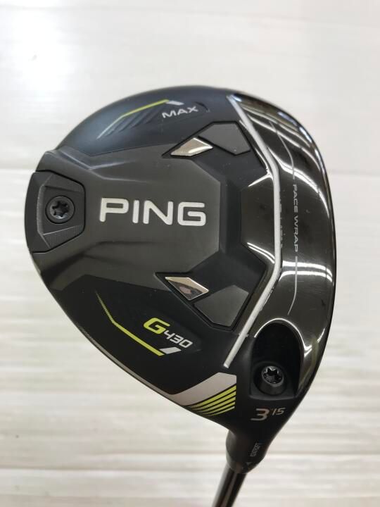 ピン G430 MAX 15度 ALTA J CB BLACK Sフレックス フェアウェイウッド 中古【最短即日発送】