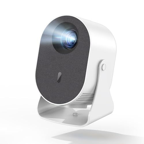 ☆新品☆プロジェクター 家庭用 小型 天井投影 自動台形補正 【バッグ付】360回転 デザリング対応 スマホ接続 32000lm 700ANSI WiFi/双方向Bluetooth 電動フォーカス 天井吊り可projector NX6ホワイト 97c88692