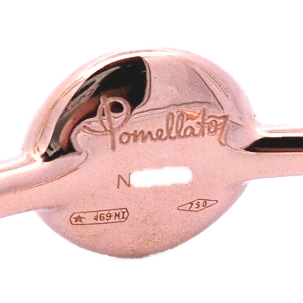 Pomellato ポメラート サッビア ダイヤモンドバングル K18YG/750-7.9g