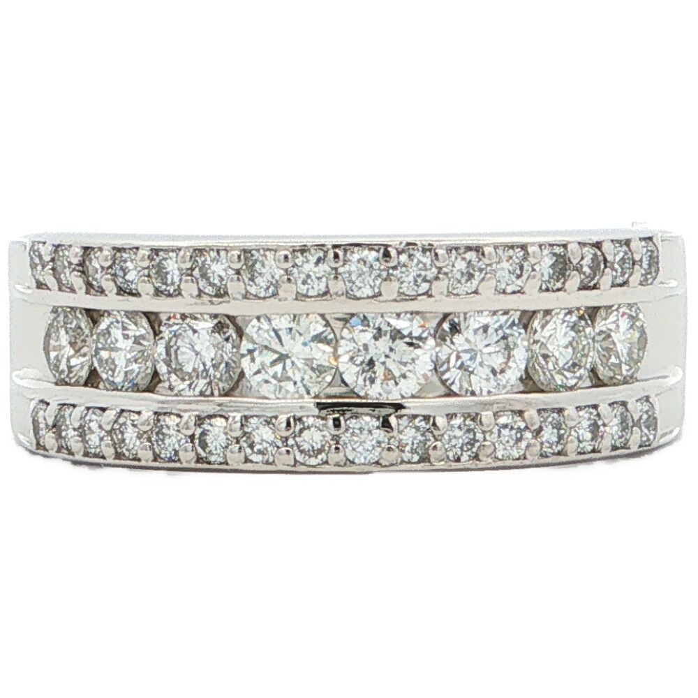 1.00ct ダイヤモンドリング 指輪 Pt900-8.6g 12.5号 #52.5 プラチナ 【♀】【S】【レディース】★■612849【中古】 91,300円