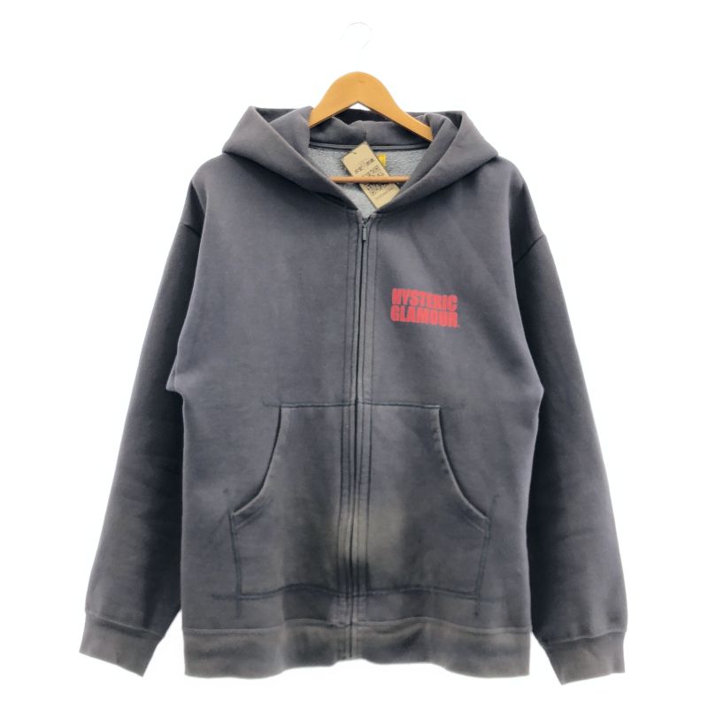 中古】HYSTERIC GLAMOUR LIGHT MY FIRE オーバーサイズパーカー F